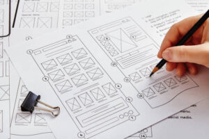 Wireframe Design for Website